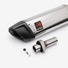 Lextek Polished Stainless Steel SP4 Exhaust Silencer 51mm