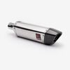 Lextek Polished Stainless Steel SP4L 300mm Exhaust Silencer 51mm (Left Hand)
