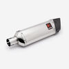 Lextek Polished Stainless Steel SP4L 300mm Exhaust Silencer 51mm (Left Hand)