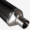 Lextek Gloss Carbon Fibre SP9C Exhaust Silencer 300mm 51mm