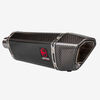 Lextek Gloss Carbon Fibre SP9CL Exhaust Silencer 400mm 51mm (Left Hand)