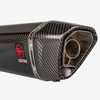 Lextek Gloss Carbon Fibre SP9CL Exhaust Silencer 400mm 51mm (Left Hand)