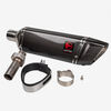 Lextek Gloss Carbon Fibre SP9CL Exhaust Silencer 400mm 51mm (Left Hand)