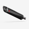 Lextek Carbon Fibre SP7C Gloss Exhaust System 400mm for Suzuki SV650 (03-15)