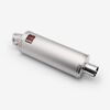 Lextek Matt Stainless Steel OP1 Oval Exhaust Silencer 350mm 51mm