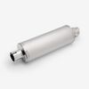 Lextek Matt Stainless Steel OP1 Oval Exhaust Silencer 350mm 51mm