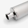 Lextek Matt Stainless Steel OP1 Oval Exhaust Silencer 350mm 51mm
