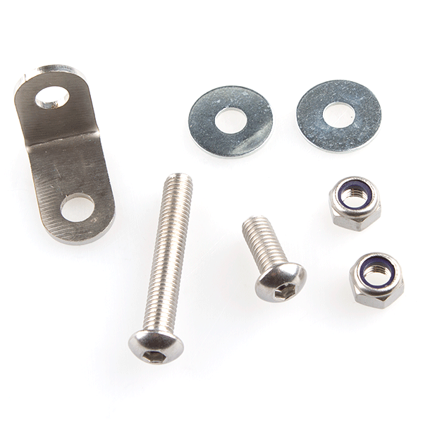 Lextek Stainless Steel Exhaust Fitting Kit (Foot Peg)