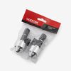 Lextek Universal Weighted Handlebar Ends Silver