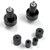 Lextek Universal Weighted Handlebar Ends Black