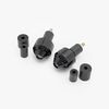 Lextek Universal Weighted Handlebar Ends Black