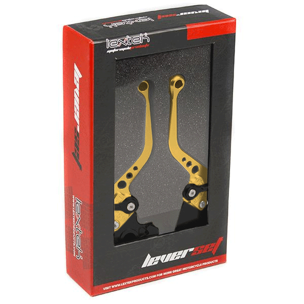 Lextek CNC Brake & Clutch Lever Set B-1 / B-2 Short Gold