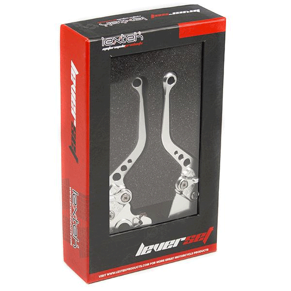 Lextek CNC Brake & Clutch Lever Set B-1 / B-8 Short Silver