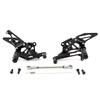 Lextek Black Rear Sets for Yamaha YZF R3