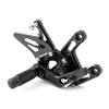 Lextek Black Rear Sets for Kawasaki ZX10 R (16-19)