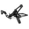 Lextek Black Rear Sets for Triumph Speed Triple 1050 (11-16)