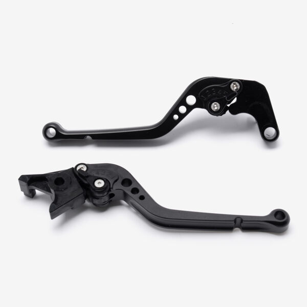 Lextek CNC Brake & Clutch Lever Set F-14 / V-4 Long Black