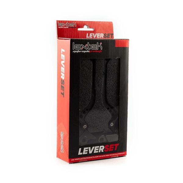 Lextek CNC Brake & Clutch Lever Set F-88 / K-828 Long Black