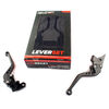 Lextek CNC Brake & Clutch Lever Set F-16 / S-13 Short Black