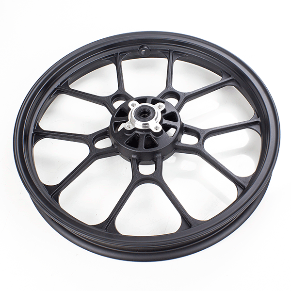 Front Black Multi-Spoke Wheel 17 x 1.85inch (Disc Brake) for SK125-22, SK125-22S, SK125-22-E4