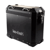 Lextek Aluminium Complete Luggage Set 95Litre for BMW F650 (00-07) Black