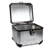 Lextek Silver Aluminium Top Box 33Litre