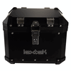 Lextek Aluminium Complete Luggage Set 95Litre for BMW F650 (00-07) Black