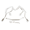 Lextek Aluminium Complete Luggage Set 95Litre for BMW R1200 GS (08-12) Silver