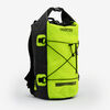Lextek Waterproof Dry Bag Backpack 30Litre for Motorcycle Black/Fluorescent Yellow