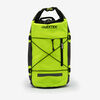 Lextek Waterproof Dry Bag Backpack 30Litre for Motorcycle Black/Fluorescent Yellow
