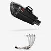 Lextek Carbon Fibre XP8C Exhaust System 210mm Low Level for Honda CB650R/F & CBR650R/F (14-24)
