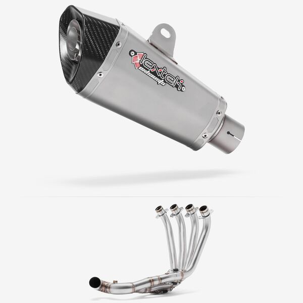 Lextek Stainless Steel XP10 Matt Exhaust System 210mm Low Level