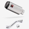 Lextek Matt Stainless Steel CP1 150mm Exhaust with Link Pipe for Honda CRF 250L & Rally (17-20)