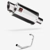 Lextek YP4 S/Steel Stubby Exhaust System 200mm for Lexmoto ZSX-R 125