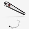 Lextek Polished Stainless Steel AC1 350mm Exhaust System for Lexmoto ZSX-R 125