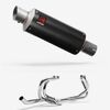 Lextek Carbon Fibre GP8C 240mm Exhaust System for Honda VFR 800 (98-01)