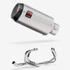 Lextek Matt Stainless Steel CP1 150mm Exhaust System for Honda VFR 800 (98-01)