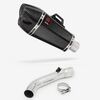 Lextek Carbon Fibre XP13C 210mm Exhaust with Link Pipe for Honda VFR 800 (97-01)