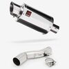 Lextek Stainless Steel YP4 Stubby Exhaust 200mm with Link Pipe