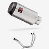 Lextek Matt Stainless Steel CP1 150mm Exhaust System for Yamaha YZF R3 (15-18)
