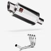 Lextek Stainless Steel YP4 Stubby Exhaust System 200mm for Suzuki GSXR 600/750 (06-10)