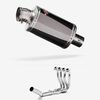 Lextek Dark Tint Stainless Steel OP15 Full Exhaust System 200mm for Suzuki GSXR 600/750 (06-10)