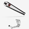 Lextek Polished Stainless Steel AC1 350mm Exhaust System for Suzuki GSXR 600/750 (06-10)