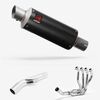 Lextek Carbon Fibre GP8C 240mm Exhaust System for Kawasaki Versys 1000 (12-18)