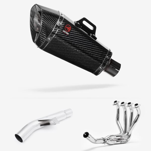 Lextek Carbon Fibre XP8C 210mm Exhaust System for Kawasaki Versys 1000 (12-18)