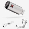 Lextek Matt Stainless Steel CP1 150mm Exhaust System for Kawasaki Versys 1000 (12-18)