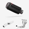 Lextek Carbon Fibre CP8C Exhaust System 150mm for Kawasaki Versys 1000 (15-18)