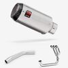 Lextek Matt Stainless Steel CP1 150mm Exhaust System for Triumph Tiger 800 (10-21)
