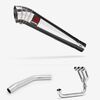 Lextek Polished Stainless Steel MP4 300mm Exhaust System for Triumph Tiger 800 (10-21)