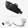 Lextek Carbon Fibre XP8C 210mm Exhaust System for Kawasaki Z900 RS (17-24)